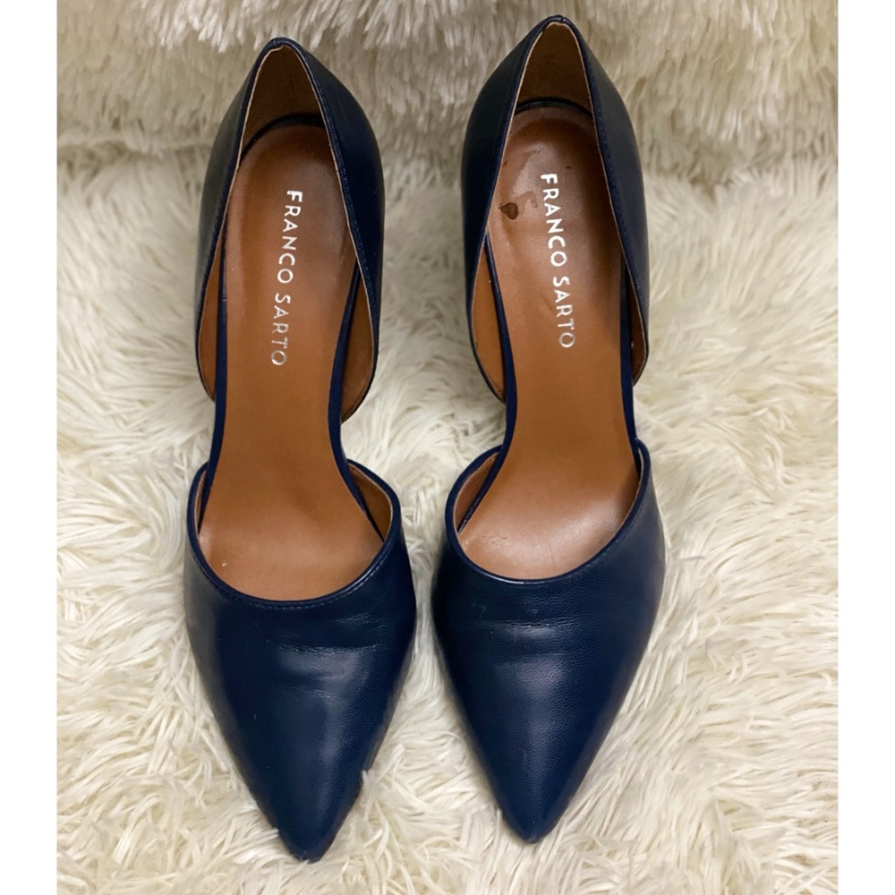 Franco Sarto Navy Blue 3.5” Heels